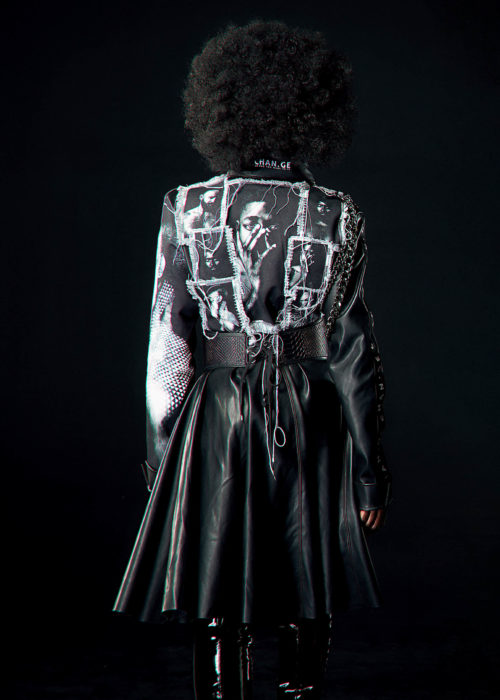 A TRIBUTE TO MEN - VEGAN LEATHER TRENCHCOAT