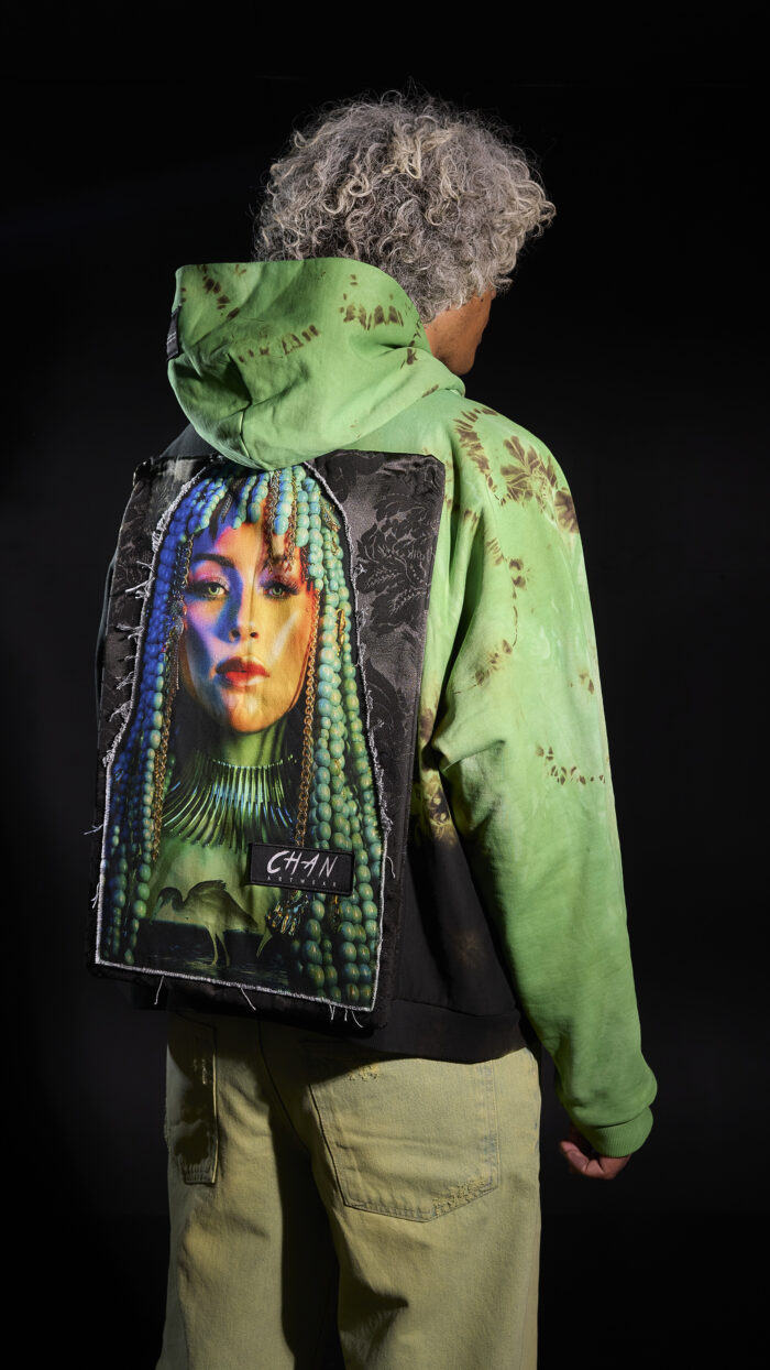 “Bird of Paradise” – Interchangeable Hand-Dyed Art Hoodie